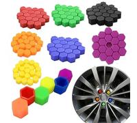 20pcs Silicone Wheel Nut Lug Dust Covers for Car Wheels, 21mm Diameter Protective Designed to Prevent Rust and Weather Damage on Vehicle Bolts (Black)