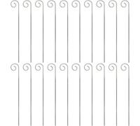 20Pcs Silver Planter Plant Label Hooks Garden Markers Stake Plant Label Holder Plants Label Hanger Garden Plant Sign Stake Rustproof Deformed Gardens Plant Sign Hooks Hanging Rods for Flower (20cm)