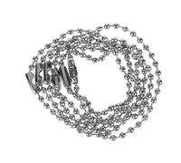 20pcs Silver Tone Ball Chain Necklace 2.4mm 10cm with Connector Clasp
