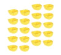 20Pcs Simulated bird nest mini nest decor simulation twig nest bird decor birdhouses Thread Bird Decorative Birds artificial bird figurine Pigeon Bowl nests egg nest silk tray