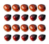 20pcs Simulated Chestnut Foam Ornaments for DIY Shop Model Landscape