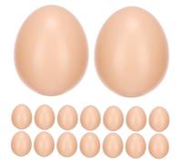 20pcs Simulated Plastic Eggs for Chicken Decorations Artificial Eggs Hens Fake s DIY Graffiti s Easter s Easter Graffiti s Supplies