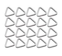 20pcs Sink Stopper Triangle Buckle Drain Plug Chain Triangles Hook for Bathtub Kitchen Sink Bathroom Wash Basins Drain Stopper Chain Triangles Buckle