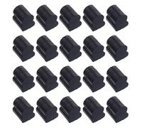 20Pcs Small Flat Euphonium/Tuba/Horn Pad Replacement Rotary Valves Silicone Pad for Music Lover Easy to Use Noises Resistant Rotary Valves Silicone Buffering Stop