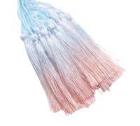 20Pcs Small Tassels With Gradient Color Designs For Jewelry Making And Craft Decoration Ancient Project Hanging Fringes Clothing Decoration Tassels