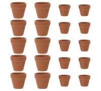 20pcs Small Terracotta Flower Pots Red Pottery Plant Succulent Nursery Pots Clay Ceramic Planter Cactus Flower Cotta for Office