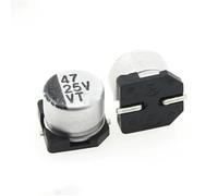 20PCS SMD Aluminum Electrolytic Capacitor 25V47UF 6.3 * 5.4mm 47uF/25V