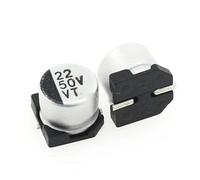 20PCS SMD Aluminum Electrolytic Capacitor 50V22UF 6.3x5.4mm 22uF/50V Capacitance Meters