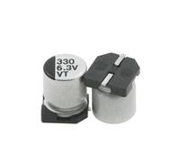 20PCS SMD Aluminum Electrolytic Capacitor 6.3V330UF 6.3 * 7.7mm 330uF/6.3V BIANMTSW