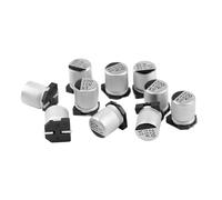 20Pcs SMD Capacitor 5x5.4mm Aluminum Electrolytic Capacitors 6.3V100UF 10V100UF 16V47UF 25V22UF 25V33UF 35V10UF 35V22UF 50V10UF BIANMTSW(50V10UF 5x5.4)