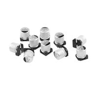 20Pcs SMD Capacitor 6.3x5.4mm Aluminum Electrolytic Capacitors 6.3V220UF 10V100UF 10V220UF 16V47UF 16V100UF 25V33UF 25V47UF BIANMTSW(6.3V220UF 6.3x5.4)