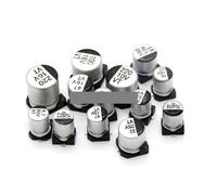 20pcs SMD Electrolytic capacitor aluminum 6.3V 10V 16V 25V 35V 50V 1UF 2.2UF 4.7UF 10UF 47UF 100UF 220UF 330UF 470UF 680UF(25V1000UF)