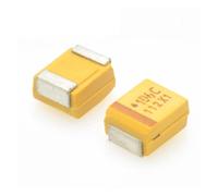 20pcs/SMD Tantalum capacitor 106C 16V 10uF B type 3528 1210 Yellow Polar Bile capacitor MQXFCZUX