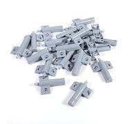 20Pcs Soft Close Dampers Quiet Closer Damper Buffers with Screws Kitchen Door Soft Close Cabinet Drawer Door Dampersbuffers Easy Install Universal Fit for Kitchen Bathroom,2.5×1.8Inch