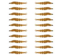 20Pcs Soft Crawfish Shrimp Lures Baits 4cm 0.45g Artificial for Freshwater Saltwater Realistic Fish Baits