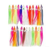 20pcs Soft Fishing Lures Colorful Octopus Squid Baits for Sea Fishing (16cm)