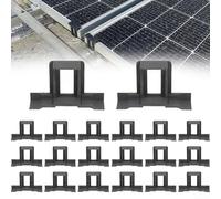 20Pcs Solar Panel For Water Drainage Clips for PV Modules with Polymer Material to Remove Accumulated For Water and Enhance Solar Panel Efficiency (32mm)