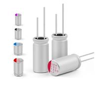 20PCS Solid Capacitor Motherboard 2.5V 3V 4V 6.3V 10V 16V 100UF 270UF 470UF 560UF 100UF 1000UF Graphics Card Solid Capacitors BIANMTSW(6.3V680UF 6x8)