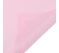 20Pcs Solid Color Semi Transparent Matte Edge Paper Waterproof Bouquet Packaging Birthday Mother's Day Florist Packing(Water Pink)