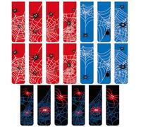 20pcs Spider Magnetic Bookmarks, Spider Web Magnet Book Mark Clips Cute Page Markers Cool Gift for Students Teachers Book Lovers Home Office Reading Accessories (3 Colors)