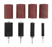 20pcs Spindle Sanding Drum Sander Tool Kit Set Sanding Sleeves with Case for Drill Press