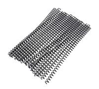 20PCS Spiral Binding Coils, 30 Hole Loose Leaf A4 Paper Plastic Binding Ring Spring Spiral Rings for Students and Coworkers (11mm*30 Holes Black 20 Strips)