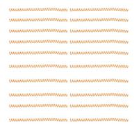 20Pcs Spiral Binding Coils 30 Sheet Abs Plastic Spiral Binding Spines for Stationery Work (Orange)