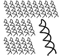 20PCS Spiral Hair Pins, Spin Pins Spiral Bobby Pin Non-Scratch Round Clip Bun Twist Stylish Bun BobbyPin, Spin Pin for Hair Twist Screw Hairpin for Girls Women Hairs Style DIY(Black)