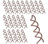 20PCS Spiral Hair Pins, Spin Pins Spiral Bobby Pin Non-Scratch Round Clip Bun Twist Stylish Bun BobbyPin, Spin Pin for Hair Twist Screw Hairpin for Girls Women Hairs Style DIY(Brown)