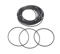 20pcs Square Rubber Belts For Devices And Video Drive 1.2mm Strong Rubber Belts Mixed Size 70-100mm Replacement