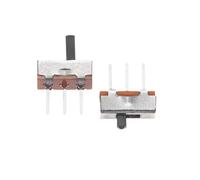 20PCS SS12D00 Toggle Switch 2 Position SPDT 1P2T 3 Pin PCB Panel Vertical Slide Switch Power Switch(Handle length 3MM)