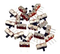 20Pcs SS12D00G3 SS-12D00G3 Slide Switch 2 Position SPDT 1P2T 3Pin PCB Panel Mini Vertical Toggle Switches For DIY