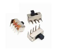 20pcs SS12F23 Toggle switch horizontal SS-12F23 4MM five-foot toggle switch 1P2T SPDT Miniature Slide Switch