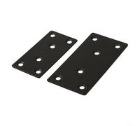 20PCS Stainless Steel Flat Repair Brackets for Wooden Furniture and Fence Fixing, Straight Mending Plates with 6 Screw Holes for Secure and Strong Support (50*100 )