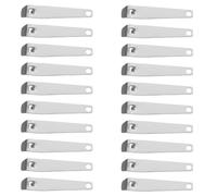 20pcs Stainless Steel Mini Vial Opener Tool with Ergonomic Handle | Compact Design Reduces Grip Effort and Injury Risk, Polished Smooth Finish, for Chronic Patients and Caregivers