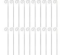 20Pcs Stainless Steel Plant Label Hooks Garden Markers Stake Plant Holder Plant Label Hanger Plant Sign Stake Rustproof Deformed Garden Sign Hanging Rods for Flower Planter (20cm)