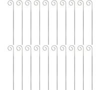 20Pcs Stainless Steel Plant Label Hooks Garden Markers Stake Plant Label Holder Hanger Garden Plant Sign Stake Rustproof Deformed Plant Sign Hanging Rods for Flower Planter (20cm)