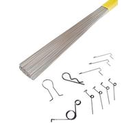 20pcs Stainless Steel Spring Wire, 0.2mm - 1.5mm Straight Stainless Steel Wire Length 500mm For DIY Spring Hook Repair Project(1.2mm)