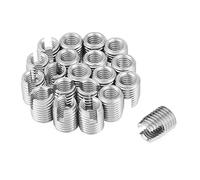 20pcs Stainless Steel SUS303 Self Tapping Slotted Screw Thread Insert M8 X 15mm, Improve Screw Connection, Prevent Screw Loosening and Damage, Easy Maintenance, for High
