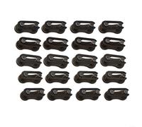 20pcs Steel Bicycle Chain Links 1/2x1/8 Black Master Link