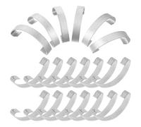 20pcs Steel Cage Door Hooks Hook for Cage Door Metal Spring Clip with Artistic Design Good Load-bearing and Space Utilization for Birdcage Accessories