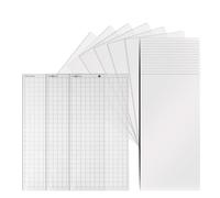 20PCS Stencil Sheets with 3pcs Replacement Cutting Mat Non-Slip Gridded Standard Adhesive Mats Template Material Machine Compatible Silhouette Cameo Explore