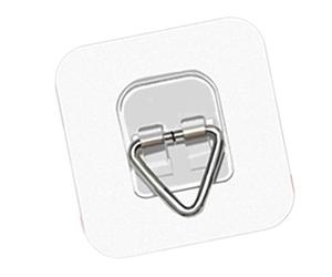20Pcs Strong Adhesive Wall Hooks Picture Hangers for Bathroom No Drilling Required for Photo Frames Paintings