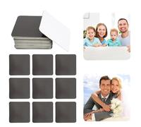 20Pcs Sublimation Magnet Blanks,Personalized Sublimation Fridge Refrigerator, DIY Decorative Magnets for Whiteboard Office Calendar Kitchen Home Decor (5,5 cm x 5,5 cm)