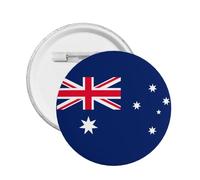 20Pcs Support Australia Round Button Badge I Stand With Australia Pin Australian Flag Design Large
