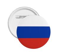 20Pcs Support Russia Round Button Badge I Stand With Russia Pin Russians Flag Design Small