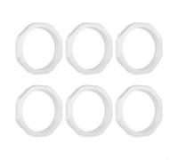 20pcs Suspended Jewelry Display Cases Clear Floating Frames for Coins and Portable Packaging Holder For Earring Necklace Bracelet(White)