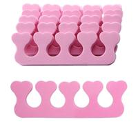 20Pcs Sweat-Absorbent Foam Sponge Toe Separators Soft Comfortable Gel Polish Divider Spacer for Manicure Pedicure Tools