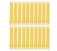 20pcs Sweet Bamboo Chew Sticks for Small Pets | Organic Teeth Grinding & Boredom Relief for Rabbits/Hamsters/Rodents | Handwoven with Secure Materials, Rich in Fiber & Vitamins (Yellow)