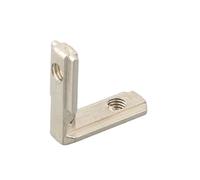 20pcs T Slot Aluminum Profile L-Shape Brackets Series Inside Hidden-Bracket with Screws for Aluminum Profile